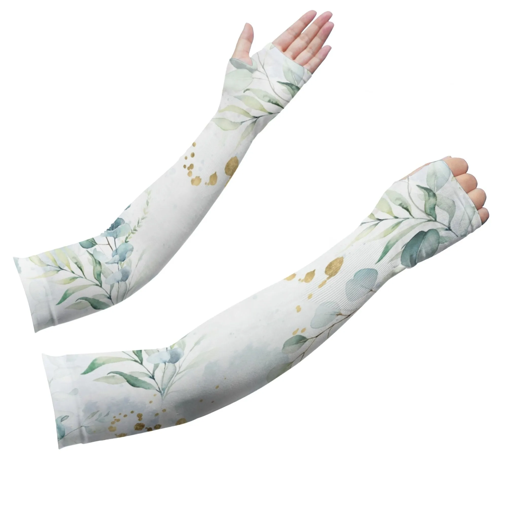 Summer-themed Leaf Print Sleeves Elastic Non-slip Skin-friendly Sleeves for Outdoor Cycling Driving Running Protection Sleeves
Summer-themed Leaf Print Sleeves Elastic Non-slip Skin-friendly Sleeves for Outdoor Cycling Driving Running Protection Sleeves