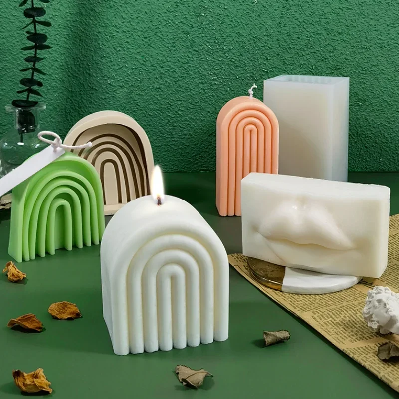 Sexy Lips Candle Silicone Mold DIY Geometry Rainbow Double Arch Candle Making Kit Soap Resin Mold Gift Craft Supplies Home Decor
Sexy Lips Candle Silicone Mold DIY Geometry Rainbow Double Arch Candle Making Kit Soap Resin Mold Gift Craft Supplies Home Decor