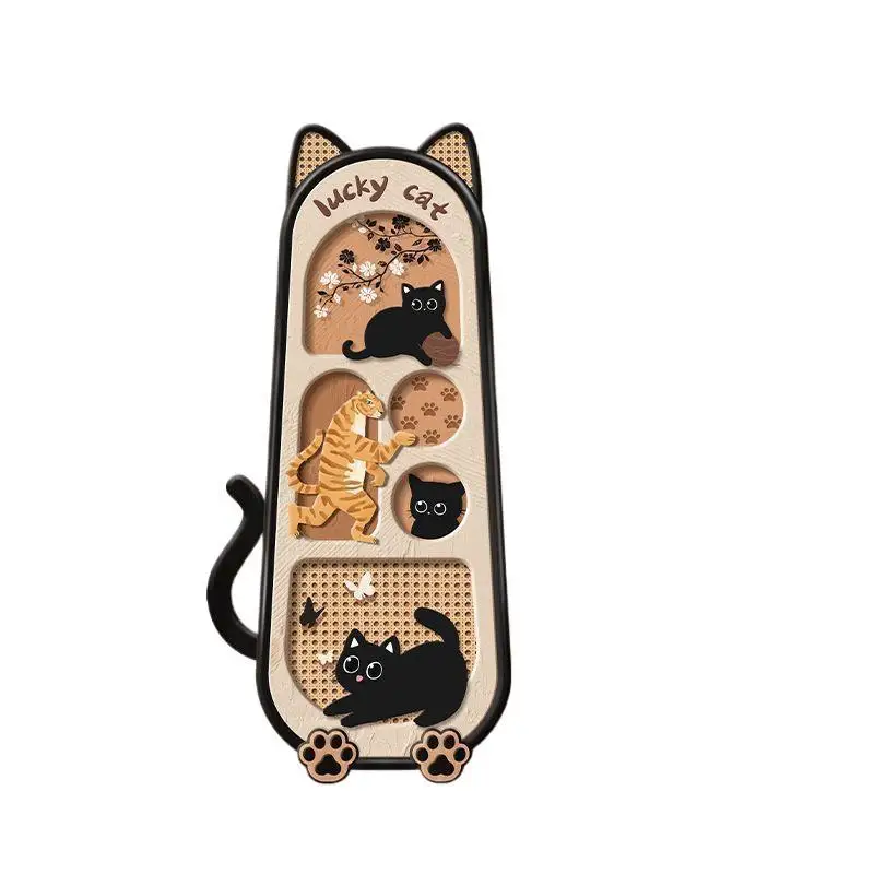 Medieval full-length mirror hidden sliding full-length mirror hidden French retro entrance decorative painting cartoon cat
Medieval full-length mirror hidden sliding full-length mirror hidden French retro entrance decorative painting cartoon cat
