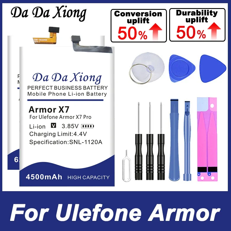 Armor 3 Armor 6 Armor 8 Armor 10 Armor X X2 Armor X6 Armor 5 Battery For Ulefone Armor 3 5 6 7 8 9 10 11 X X2 X3 X5 X6 X7 X8 Pro
Armor 3 Armor 6 Armor 8 Armor 10 Armor X X2 Armor X6 Armor 5 Battery For Ulefone Armor 3 5 6 7 8 9 10 11 X X2 X3 X5 X6 X7 X8 Pro