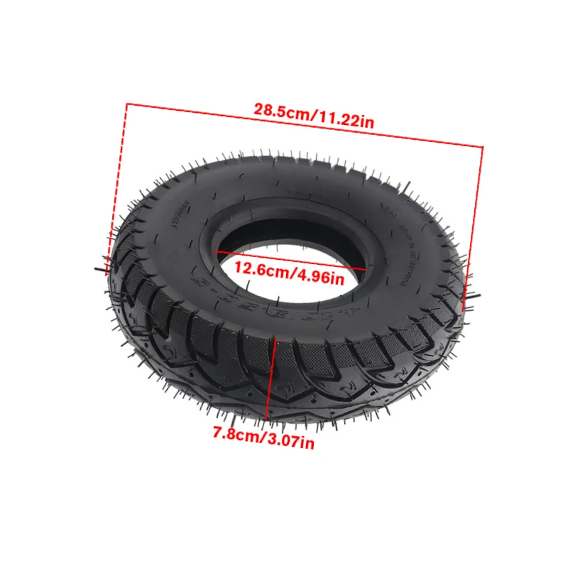 NEW Thickened 4.10/3.50-5 tire inner tube, suitable for 47/49CC motorcycles, scooters, bicycles, ATVs, go karts
NEW Thickened 4.10/3.50-5 tire inner tube, suitable for 47/49CC motorcycles, scooters, bicycles, ATVs, go karts