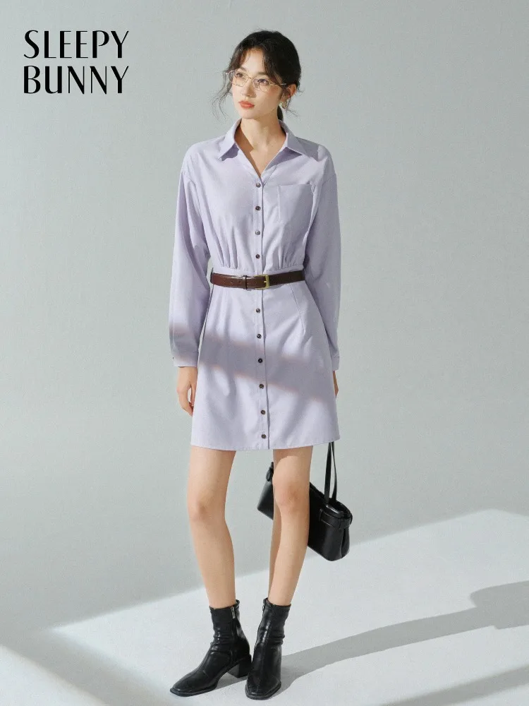 Elegant Collared Shirt Dress for Women Button Down Midi Dress Chic Commuter Outfit Petite Friendly Long Sleeve Workwear Style
Elegant Collared Shirt Dress for Women Button Down Midi Dress Chic Commuter Outfit Petite Friendly Long Sleeve Workwear Style