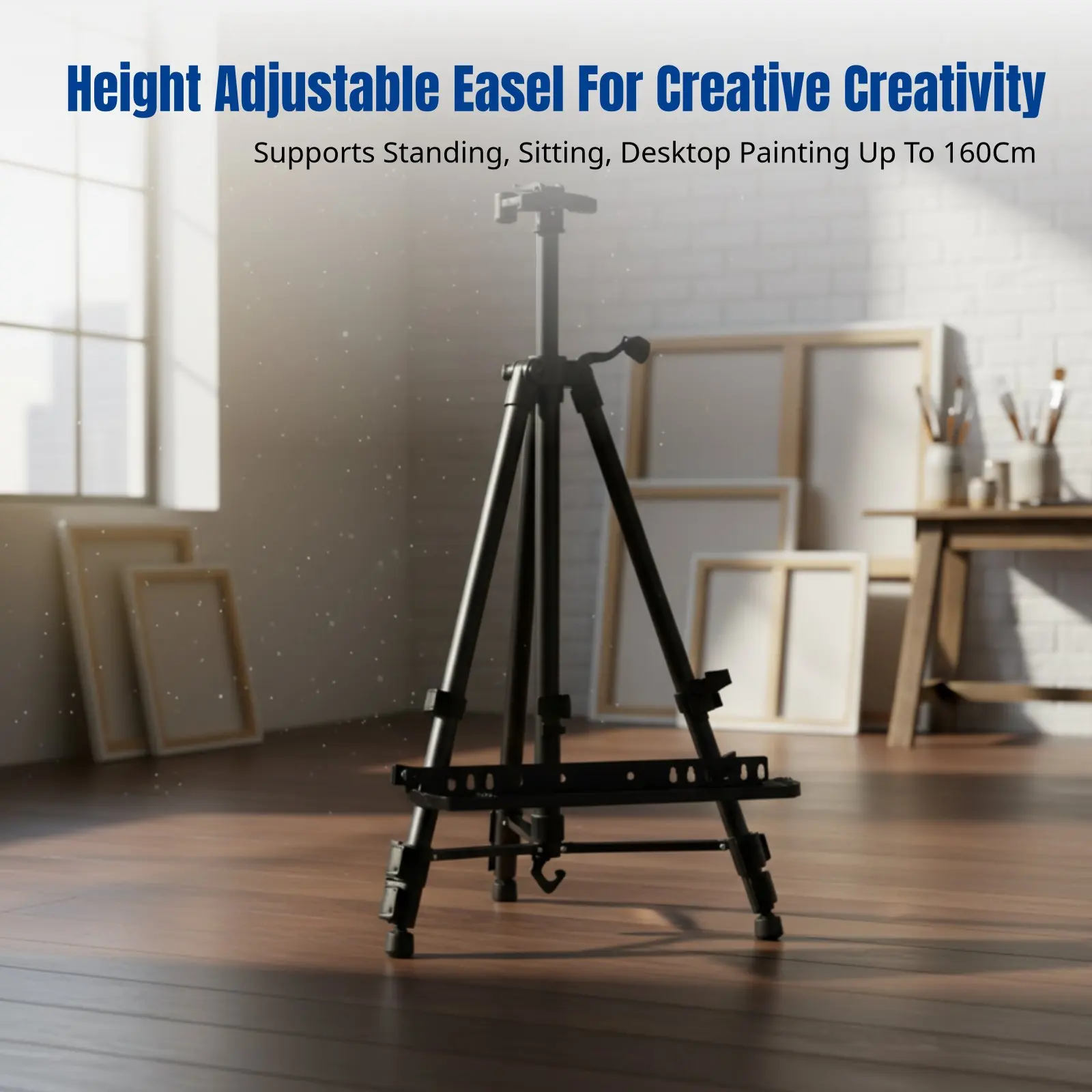Metal Art Easel, Adjustable Folding Stand, Portable Double-Sided Drawing Board, Art Tool Set, Tray, Art Bag for Students
Metal Art Easel, Adjustable Folding Stand, Portable Double-Sided Drawing Board, Art Tool Set, Tray, Art Bag for Students