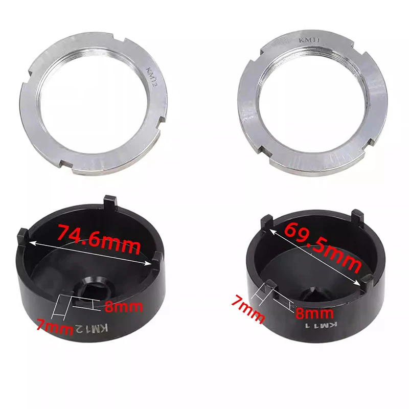 Spindle Nuts Socket Kit Ball Joints Axle Locknut Remove Install Locking Hub Socket for KM Groove Nuts 13pcs
Spindle Nuts Socket Kit Ball Joints Axle Locknut Remove Install Locking Hub Socket for KM Groove Nuts 13pcs