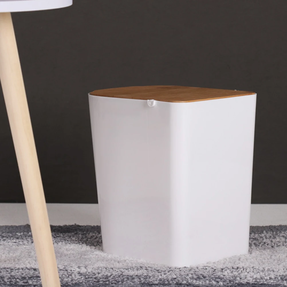 Trash Can Lid PP Wood Cover Household Press Type Garbage Bin Large Capacity Square Container Modern Style Prevent Odor
Trash Can Lid PP Wood Cover Household Press Type Garbage Bin Large Capacity Square Container Modern Style Prevent Odor