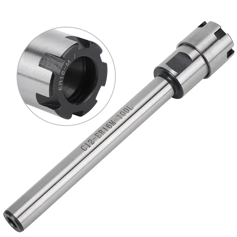 Collet Chuck Holder Milling Cutter Straight Extension Rod ER16M-100L 100mm LengthC12
Collet Chuck Holder Milling Cutter Straight Extension Rod ER16M-100L 100mm LengthC12