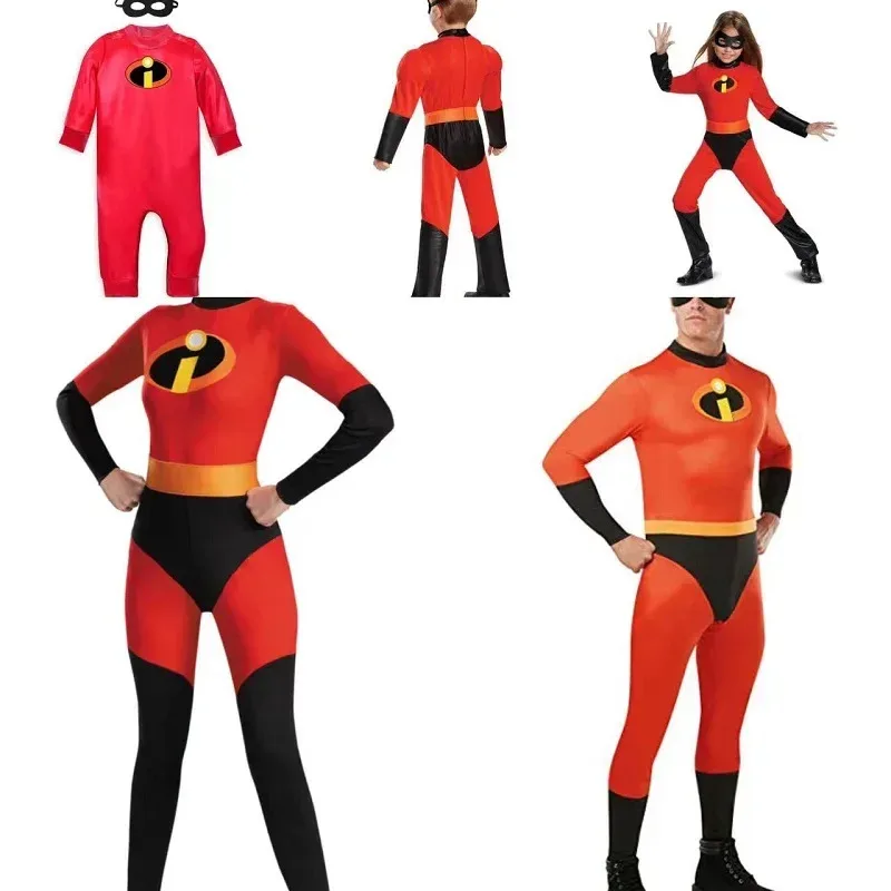 Happy Family Garment Mr. Incredible Halloween Cosplay Costumes Kids party carnival Jack Costume Men Women Photography Clothes
Happy Family Garment Mr. Incredible Halloween Cosplay Costumes Kids party carnival Jack Costume Men Women Photography Clothes