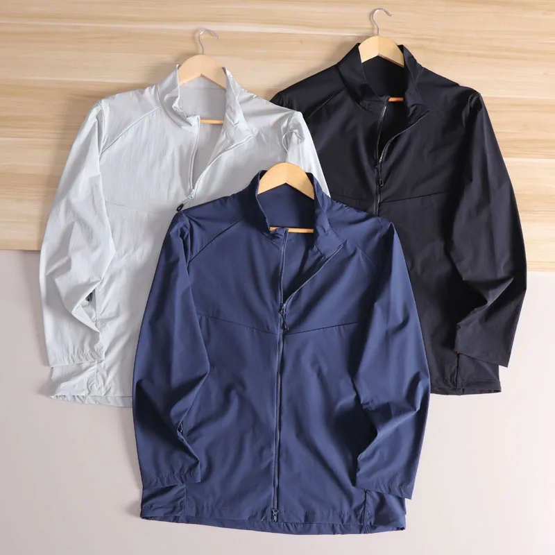 Серия LU, водонепроницаемая, дышащая, уличная, мужская, повседневная, тонкая верхняя одежда на весну и лето, с воротником-стойкой, Long Sve
Серия LU, водонепроницаемая, дышащая, уличная, мужская, повседневная, тонкая верхняя одежда на весну и лето, с воротником-стойкой, Long Sve