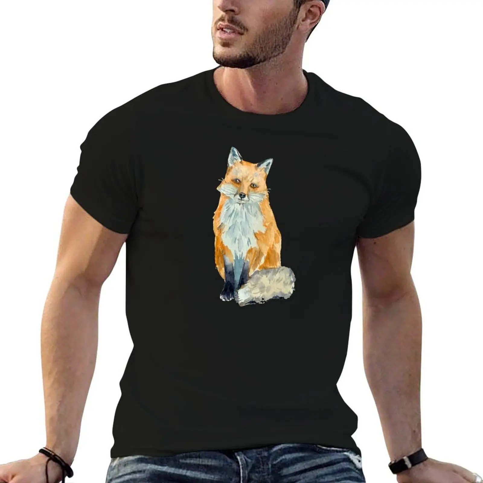 Watercolor Fox T-Shirt t shirts for man graphic vintage man t shirt summer T-Shirt
Watercolor Fox T-Shirt t shirts for man graphic vintage man t shirt summer T-Shirt