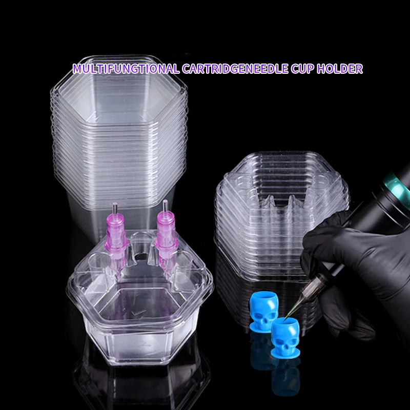 20Pcs/box Tattoo Cartridge Needles Placement Rack Disposable Plastic Cups Tattoo Work Cleaning Cups Tattoo Equipment Accessories
20Pcs/box Tattoo Cartridge Needles Placement Rack Disposable Plastic Cups Tattoo Work Cleaning Cups Tattoo Equipment Accessories