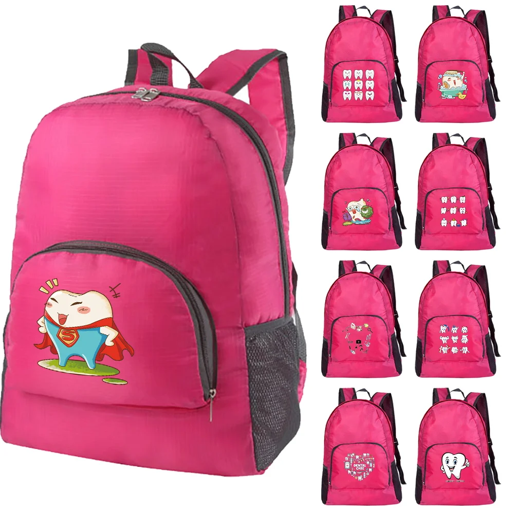 Foldable Backpack Teeth Print New Unisex Lightweight Outdoor Portable Outdoor Camping Hiking Travel Daypack Women Men Sport Bags
Foldable Backpack Teeth Print New Unisex Lightweight Outdoor Portable Outdoor Camping Hiking Travel Daypack Women Men Sport Bags