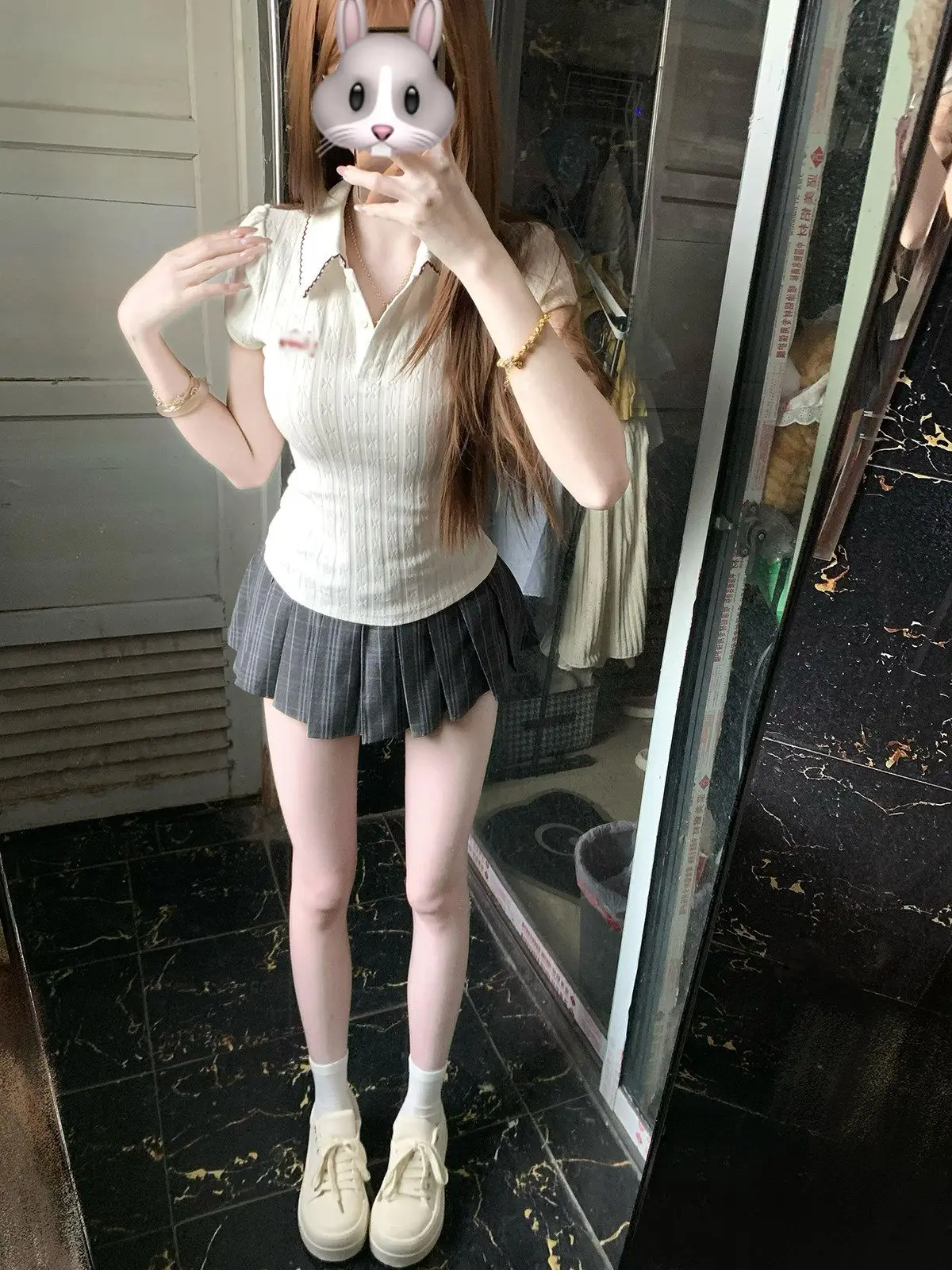 Women's Summer Slim Fit Neck Short Sleeve T-Shirt And Skirt Two Piece Set College Style Casual Fashion Ensemble
Women's Summer Slim Fit Neck Short Sleeve T-Shirt And Skirt Two Piece Set College Style Casual Fashion Ensemble