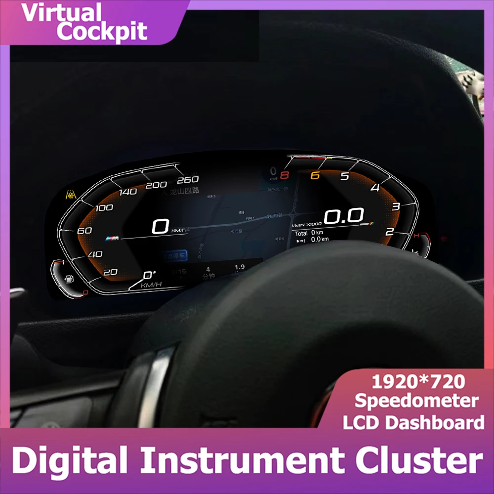 12.3''Digital Instrument Cluster For BMW 3 4 Series F30 F31 F32 F33 F34 F36 CarPlay Dashboard Cockpit Speedometer Panel Screen
12.3''Digital Instrument Cluster For BMW 3 4 Series F30 F31 F32 F33 F34 F36 CarPlay Dashboard Cockpit Speedometer Panel Screen