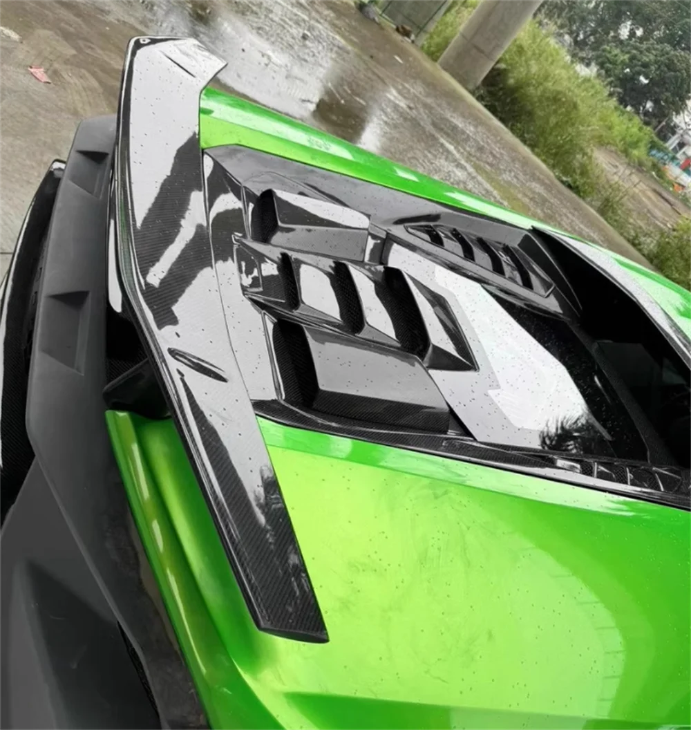 Carbon Fiber Rear Cover and Tail Wing Body Kit for Upgrading the T-style Engine Hood of Lamborghini Huracan LP580 LP610
Carbon Fiber Rear Cover and Tail Wing Body Kit for Upgrading the T-style Engine Hood of Lamborghini Huracan LP580 LP610