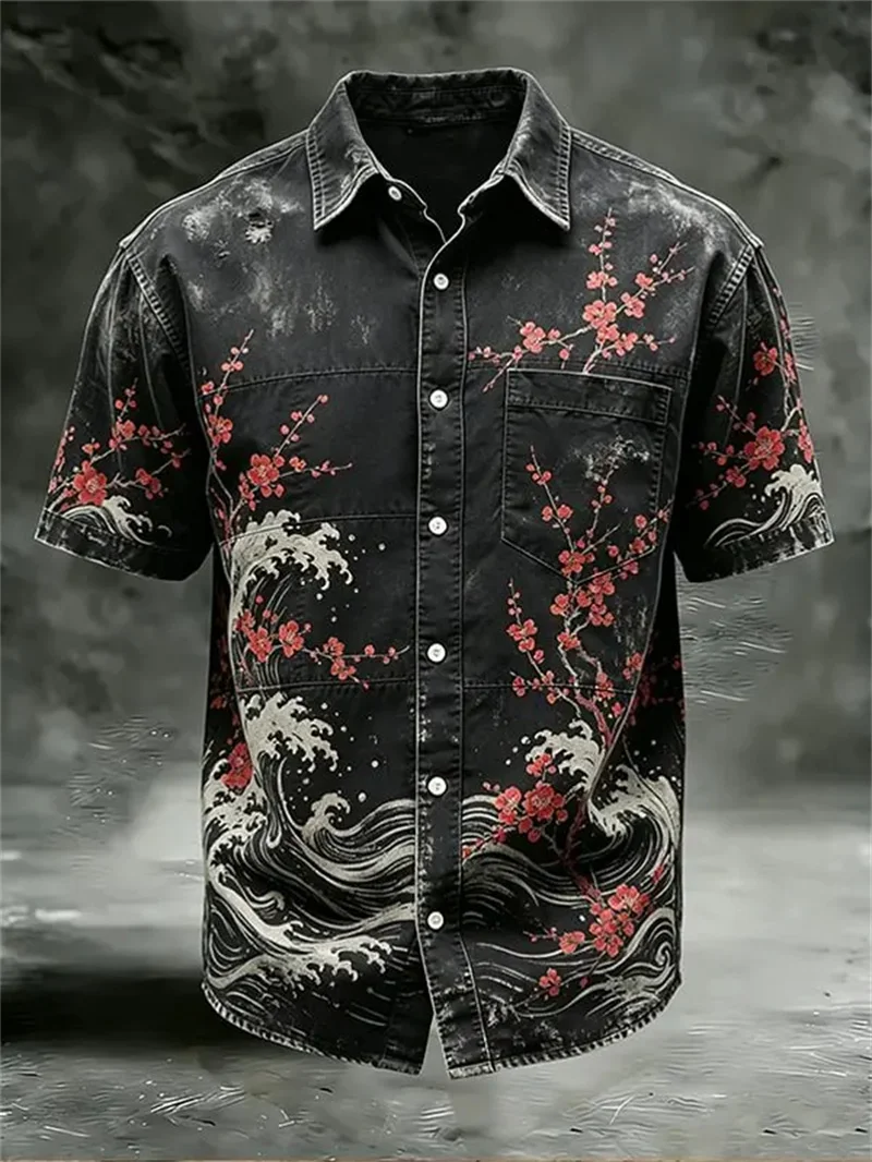 New Warrior Cat Robot Printed Short Sleeve Shirt Texture Men's Personalized Vacation Short Sleeve Top
New Warrior Cat Robot Printed Short Sleeve Shirt Texture Men's Personalized Vacation Short Sleeve Top