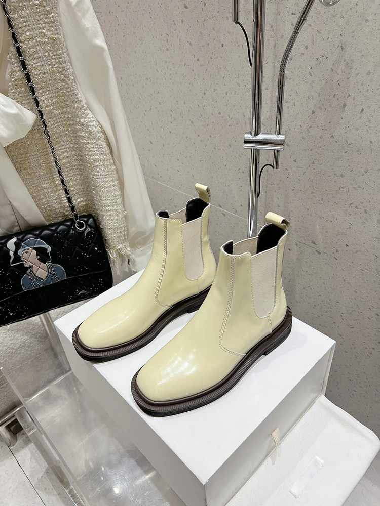 Spenneooy, осенне-зимние новые стильные ботинки с круглой головкой, плотные или свободные, на плоской подошве, на толстом каблуке, женские модные черные короткие ботинки
Spenneooy, осенне-зимние новые стильные ботинки с круглой головкой, плотные или свободные, на плоской подошве, на толстом каблуке, женские модные черные короткие ботинки