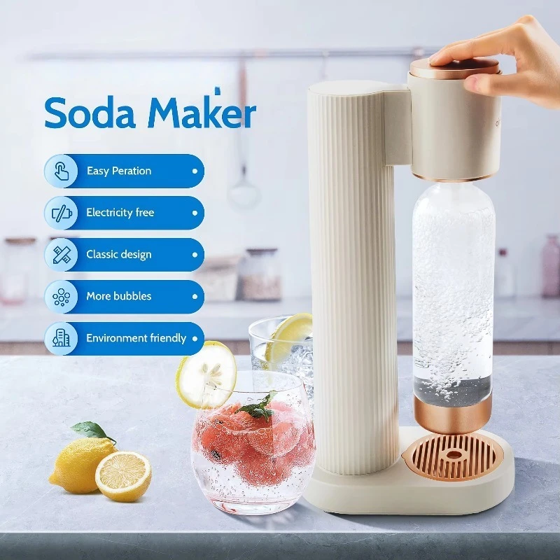 Greatwhip Desktop Soda Drink Machine No Battery Required Co2 Sparkling Water Smart Home Soda Maker
Greatwhip Desktop Soda Drink Machine No Battery Required Co2 Sparkling Water Smart Home Soda Maker