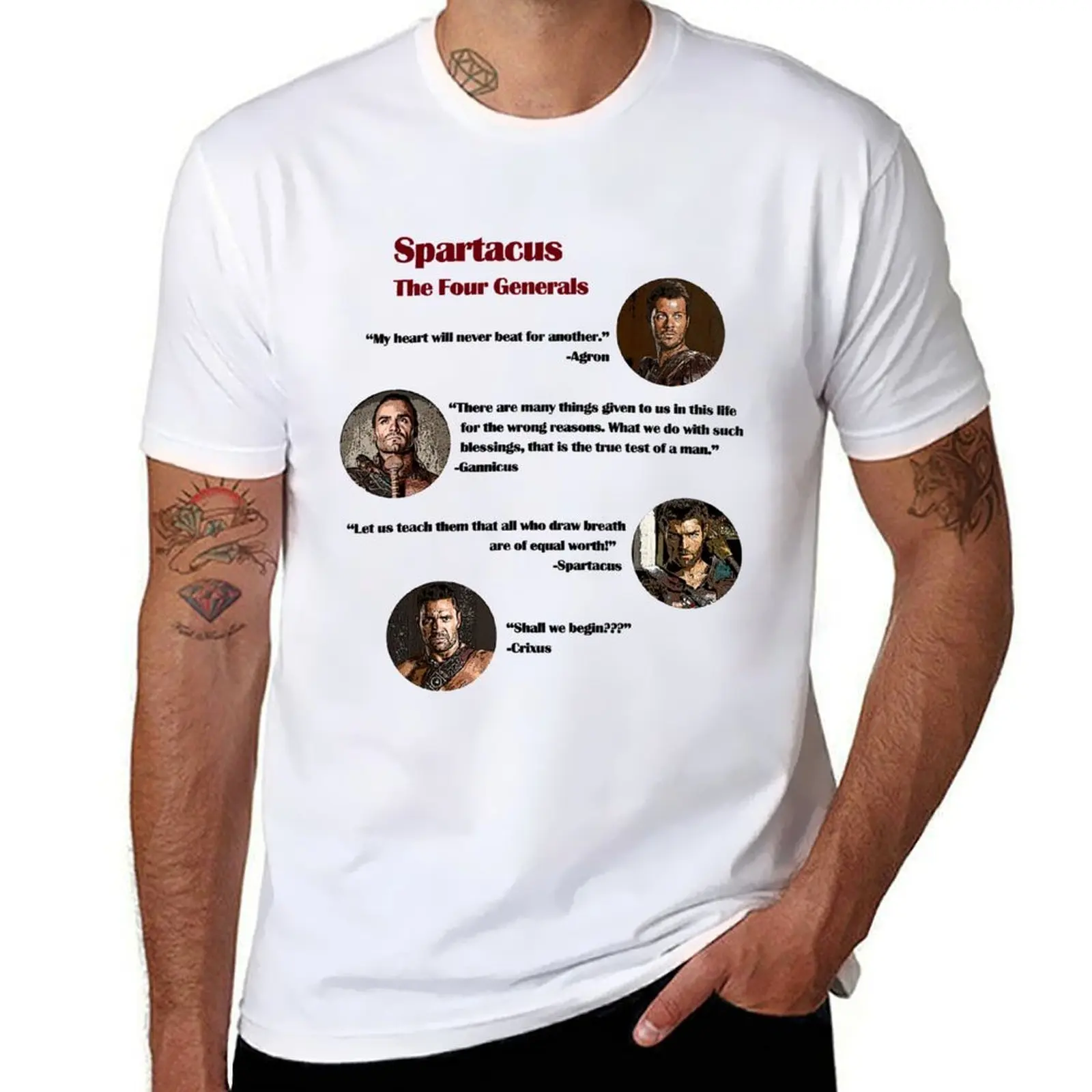 Quotes from The Four Generals (Spartacus) T-Shirt t shirt man designer essential t shirt T-Shirt
Quotes from The Four Generals (Spartacus) T-Shirt t shirt man designer essential t shirt T-Shirt