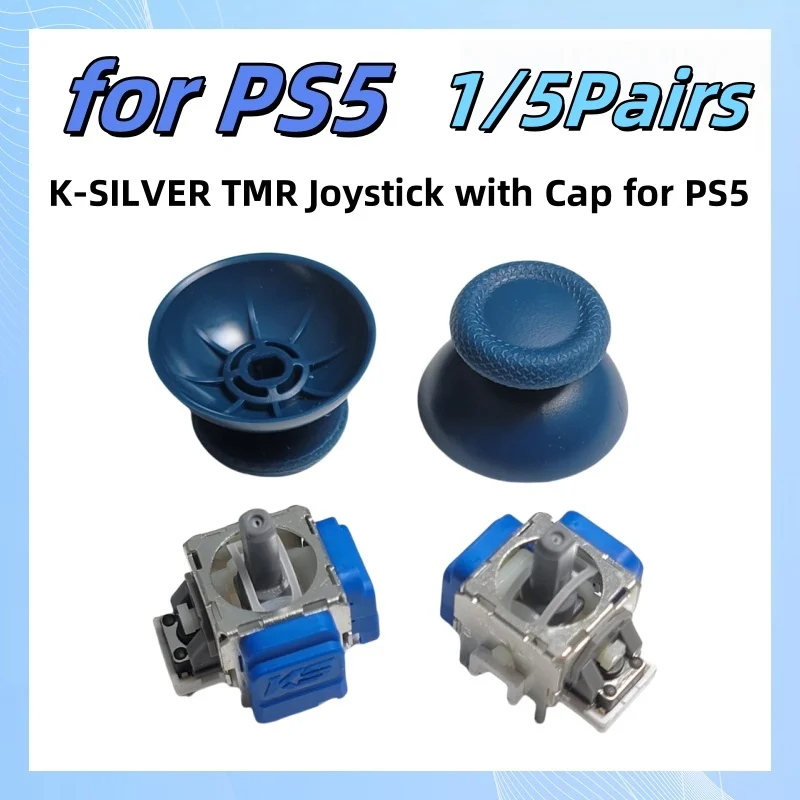 1-5Pairs K-Sliver TMR Electromagnetic Joystick for PS5 Gamepad 3D Analog Replacement Thumb Stick Controller Magnetic Sensor
1-5Pairs K-Sliver TMR Electromagnetic Joystick for PS5 Gamepad 3D Analog Replacement Thumb Stick Controller Magnetic Sensor