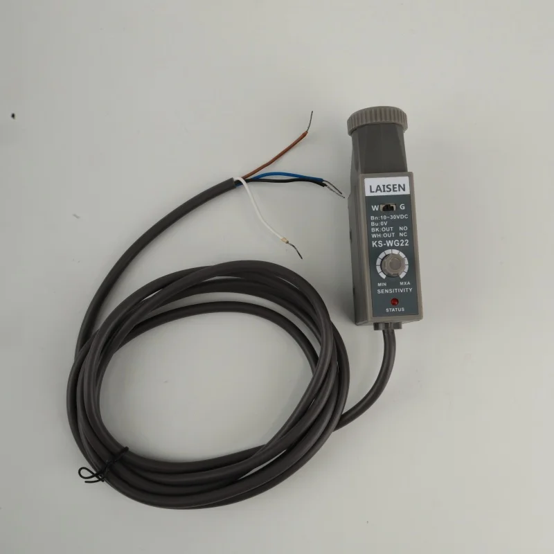 KS-WG22 Color Code Sensor 12mm Sensing Distance 10-30VDC Shielded Embedded Proximity Switch, Edge Correction Positioning
KS-WG22 Color Code Sensor 12mm Sensing Distance 10-30VDC Shielded Embedded Proximity Switch, Edge Correction Positioning