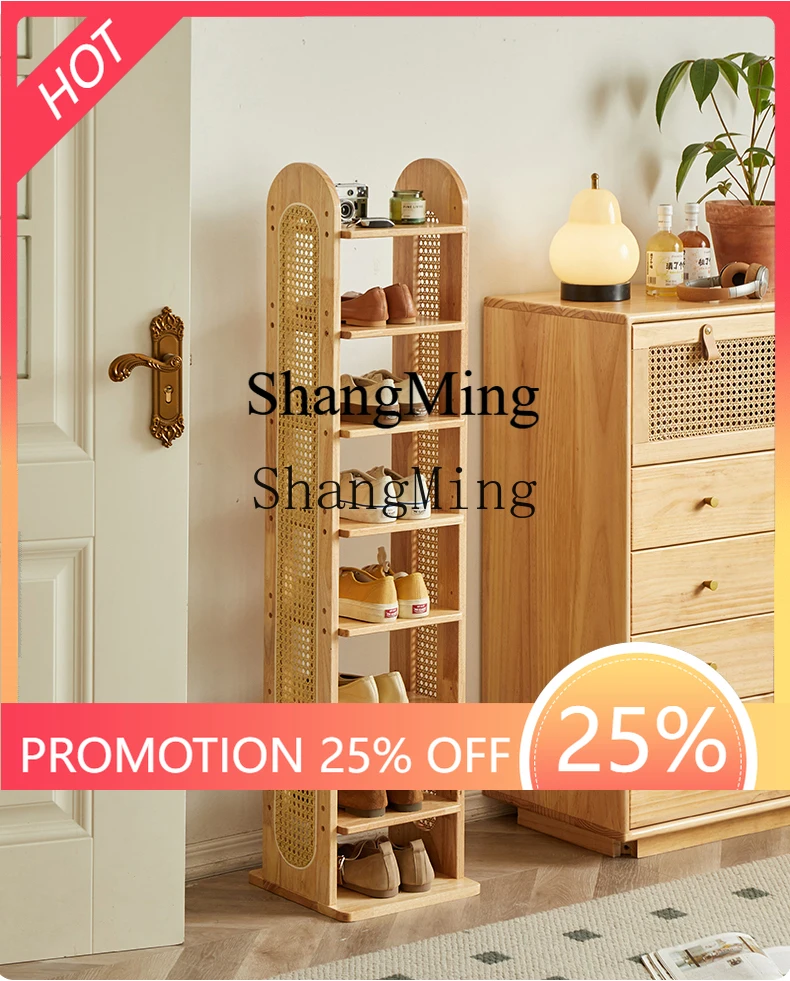 ZYY household all-solid wood floor-to-ceiling shoe rack Adjustable multi-layer rattan shoe corner storage small shoe rack
ZYY household all-solid wood floor-to-ceiling shoe rack Adjustable multi-layer rattan shoe corner storage small shoe rack