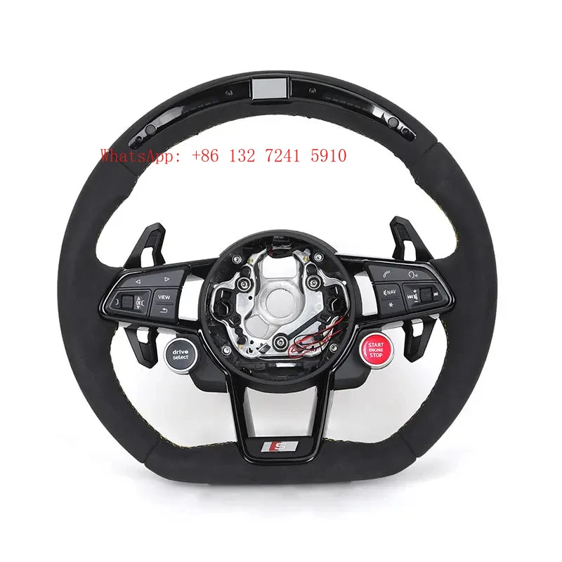 Hongsheng R8 S Line With Start Button Full Leather LedSteering Wheel for A3 A4 A5 A6 A7 A8 C7 C8 B8 B9 S3 S4 S5 S6 RS3 RS5 RS6
Hongsheng R8 S Line With Start Button Full Leather LedSteering Wheel for A3 A4 A5 A6 A7 A8 C7 C8 B8 B9 S3 S4 S5 S6 RS3 RS5 RS6