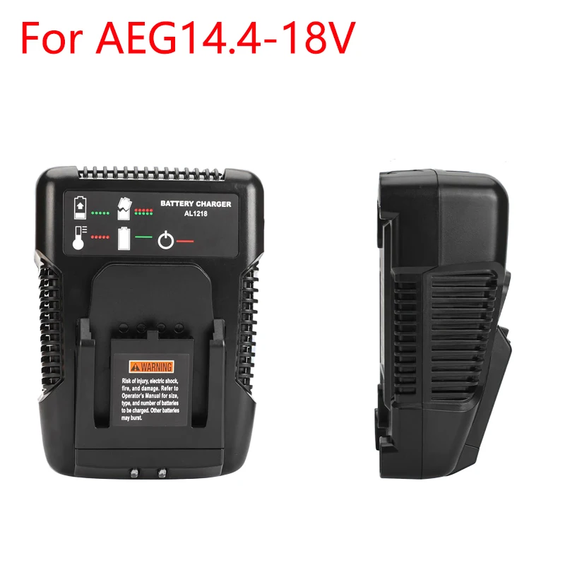 Li-ion Battery Rapid Charger for AEG 18V Li-ion Battery L1820R L1820S L1825R L1830R Rechargeable Power Tool Battery Charger
Li-ion Battery Rapid Charger for AEG 18V Li-ion Battery L1820R L1820S L1825R L1830R Rechargeable Power Tool Battery Charger