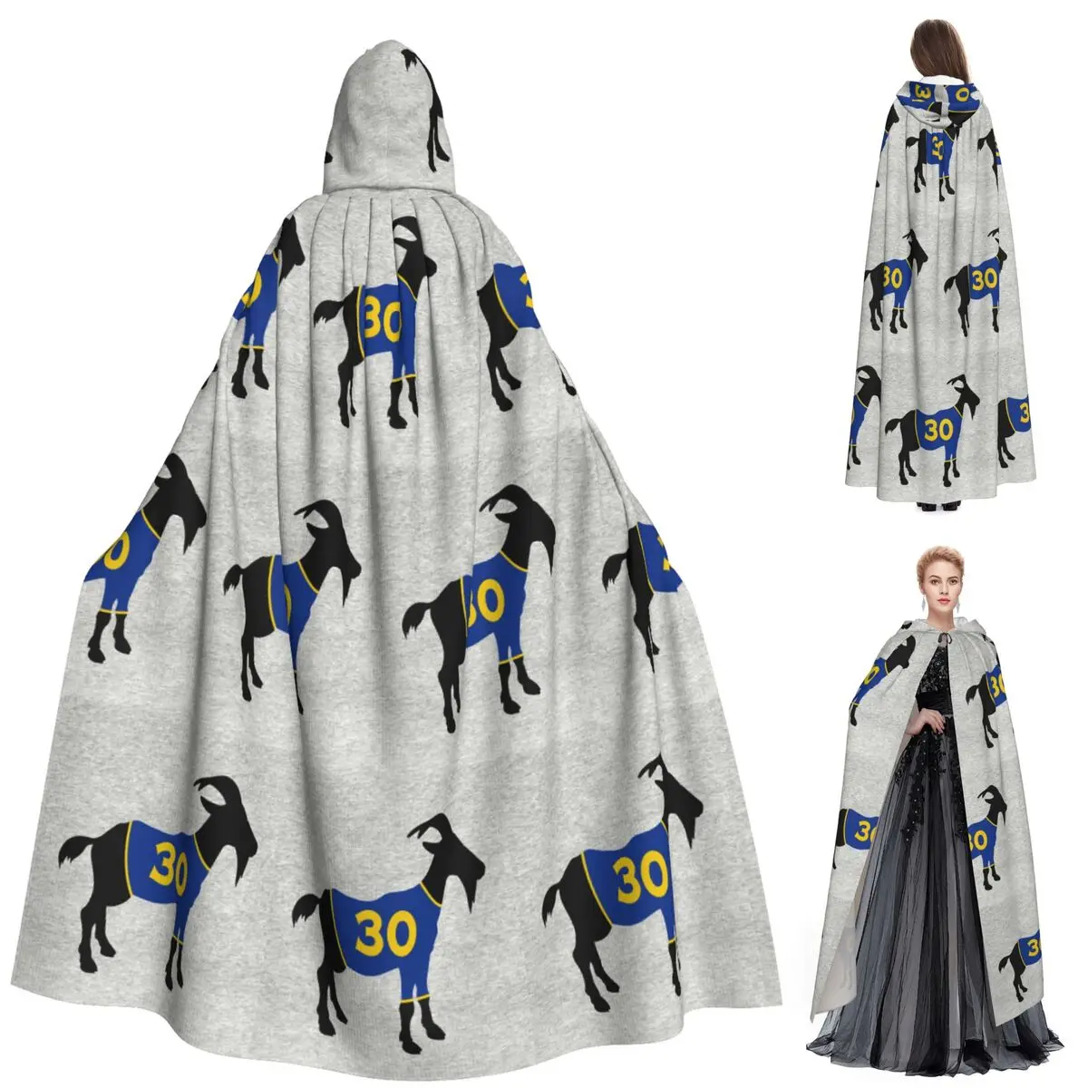 Длинный плащ с капюшоном Steph Curry Goat, средневековый костюм ведьмы, накидка для косплея, накидка на Хэллоуин, вечеринка для взрослых, унисекс
Длинный плащ с капюшоном Steph Curry Goat, средневековый костюм ведьмы, накидка для косплея, накидка на Хэллоуин, вечеринка для взрослых, унисекс