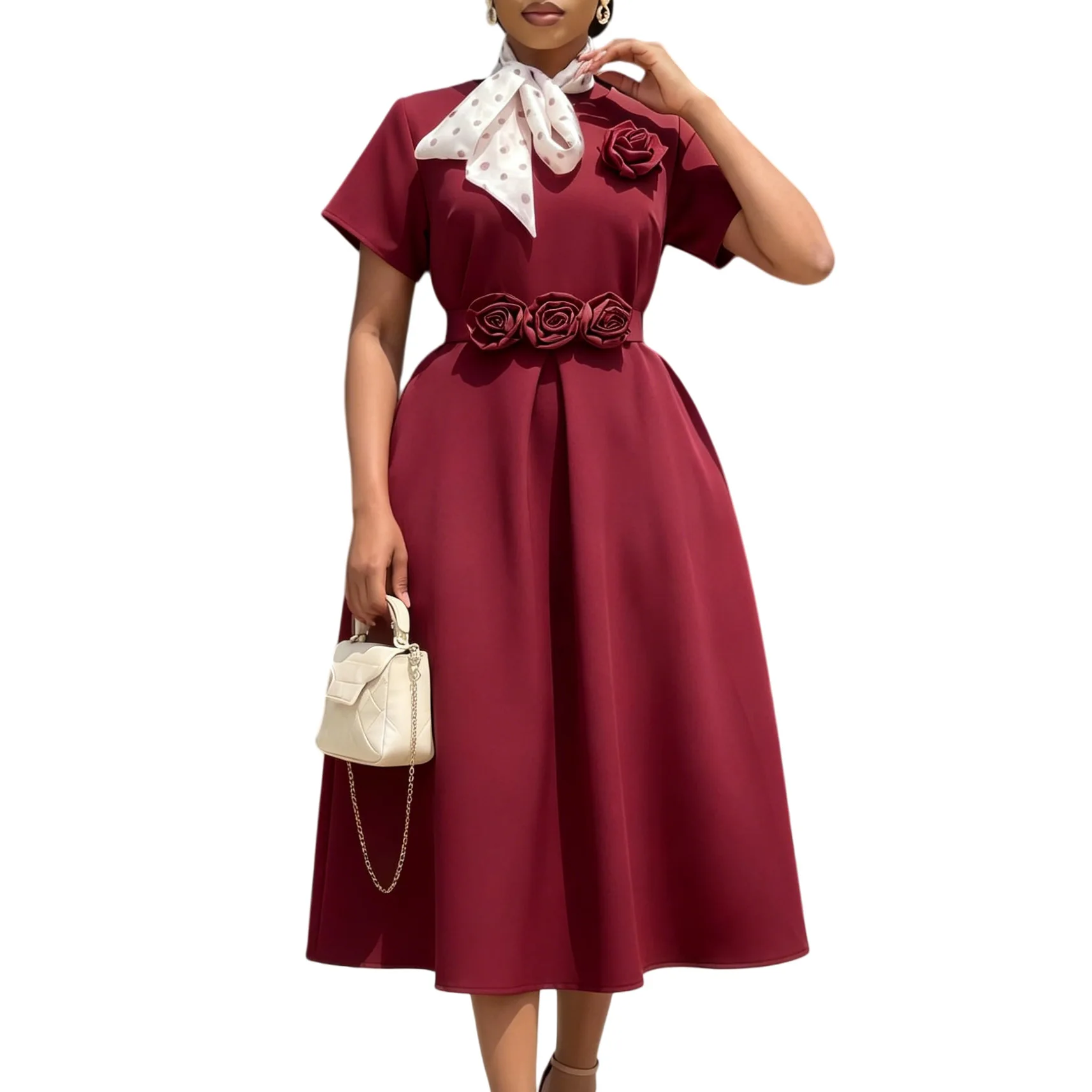 African Dresses for Women Elegant 2026 Dashiki Summer Short Sleeve Midi Dress Ladies Traditional African Clothing Outfits
African Dresses for Women Elegant 2026 Dashiki Summer Short Sleeve Midi Dress Ladies Traditional African Clothing Outfits