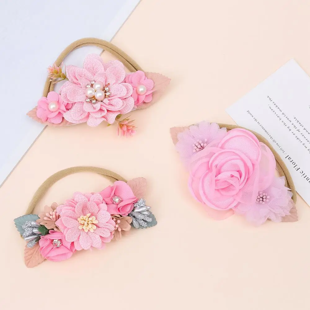 3pcs Fits All Baby Artificial Flower Hairband Pink Princess Flower Headbands Party Headdress Sweet Florals with Nylon Headband
3pcs Fits All Baby Artificial Flower Hairband Pink Princess Flower Headbands Party Headdress Sweet Florals with Nylon Headband