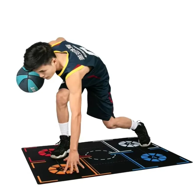Wholesale Non-slip Basketball Training Pad Basketball Footstep Mat High Quality Foot Work Indoor Exercise Microfiber Material
Wholesale Non-slip Basketball Training Pad Basketball Footstep Mat High Quality Foot Work Indoor Exercise Microfiber Material