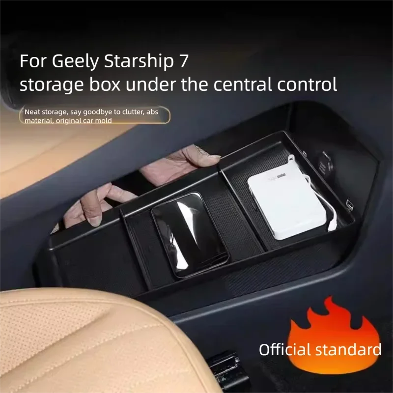 For Under Center Console Storage Box for Geely Starship 7 EM-i, Car Waterproof Organizer Tray Modification Accessories
For Under Center Console Storage Box for Geely Starship 7 EM-i, Car Waterproof Organizer Tray Modification Accessories
