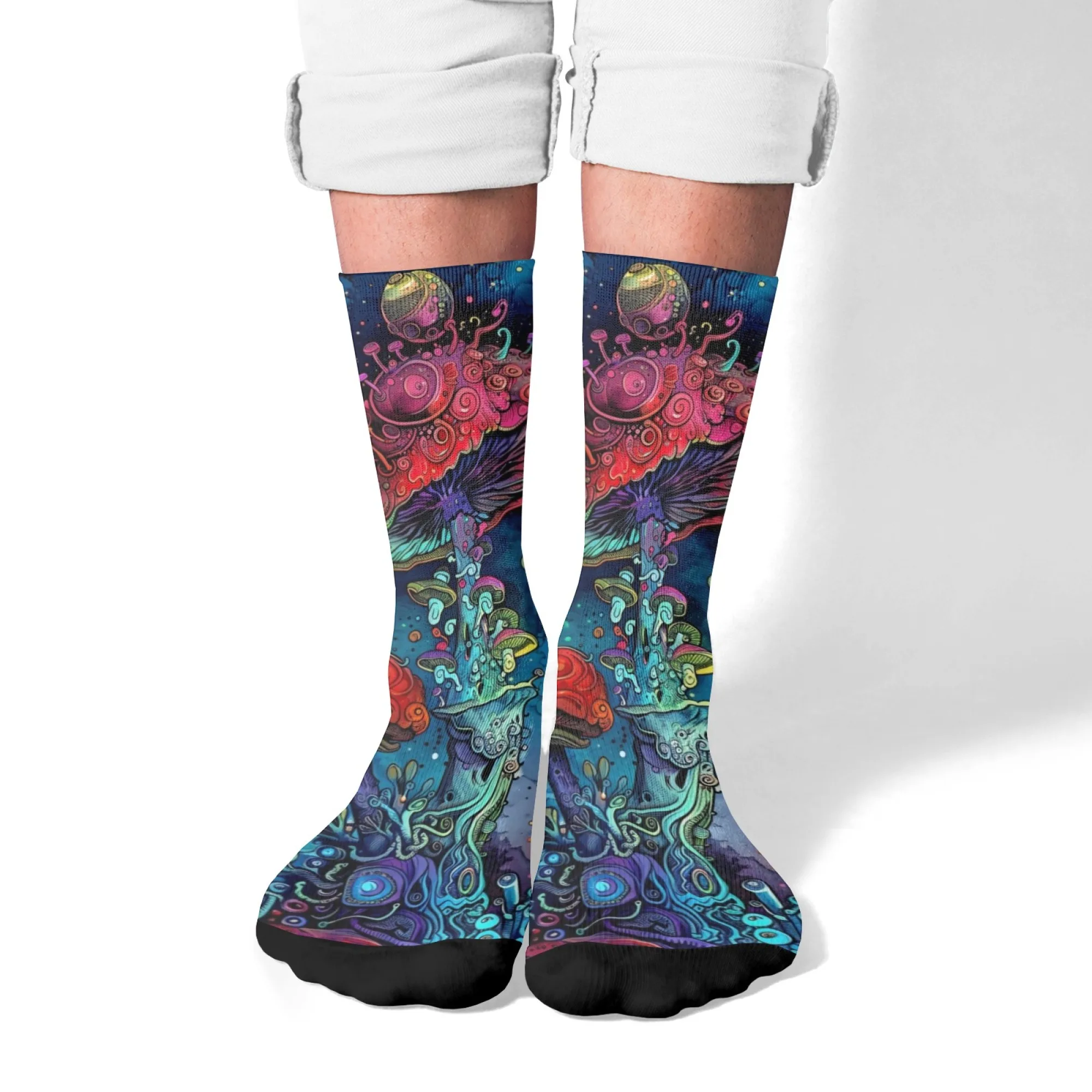 Novelty and Creative Mushroom Pattern Printing Men's Socks Breathable Skin Friendly Comfortable Soft Casual Daily Socks Gifts
Novelty and Creative Mushroom Pattern Printing Men's Socks Breathable Skin Friendly Comfortable Soft Casual Daily Socks Gifts