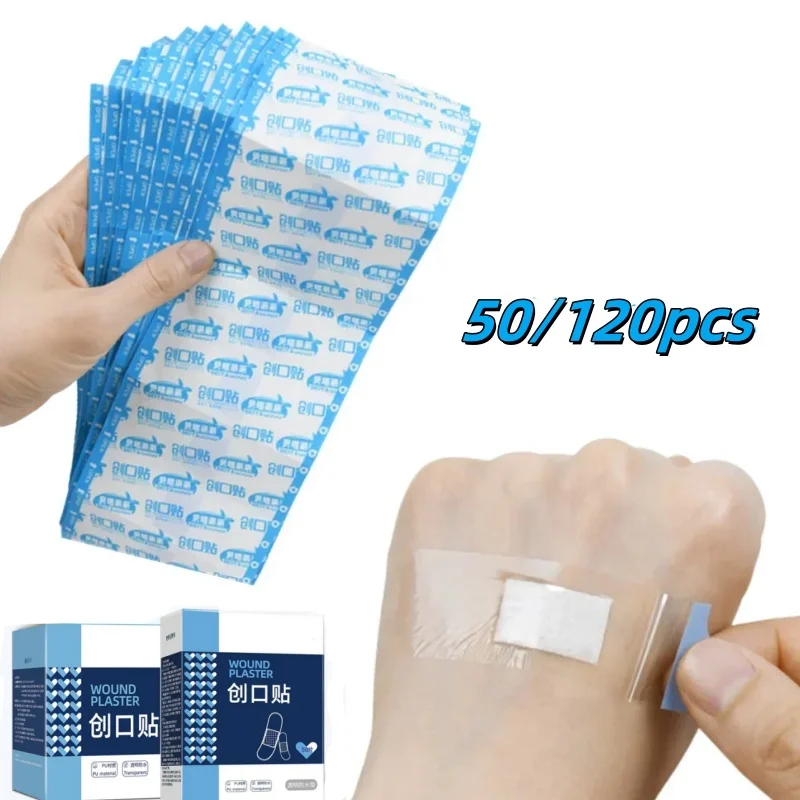 50/120Pcs Transparent Band Aid PU Waterproof Band Aid Invisible Waterproof Adhesive Bandages First Aid Emergency Kit
50/120Pcs Transparent Band Aid PU Waterproof Band Aid Invisible Waterproof Adhesive Bandages First Aid Emergency Kit