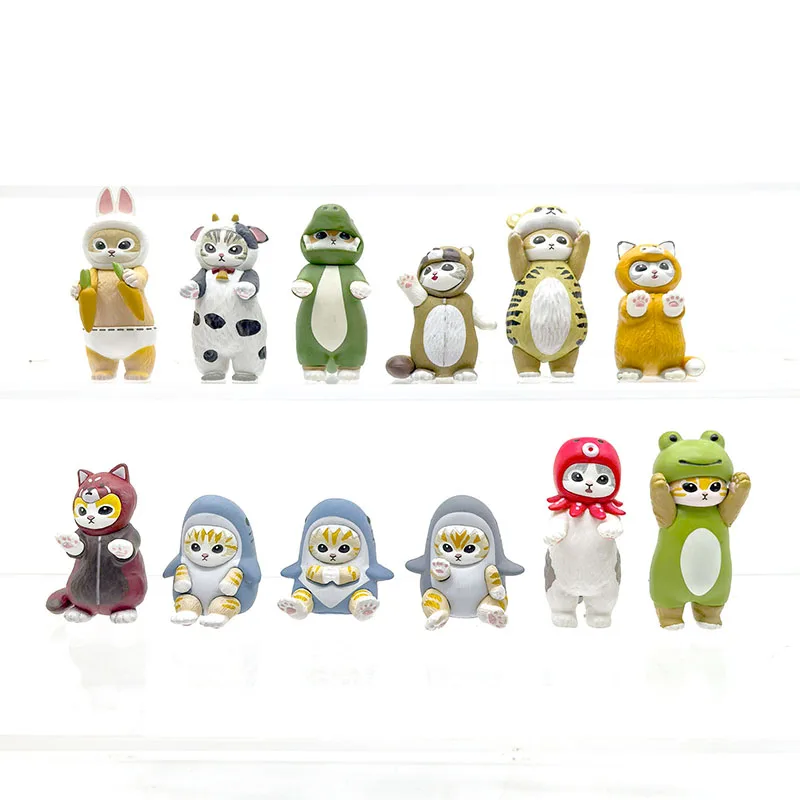 Lovely Mofusand Cats Shark Dolphin Frog Tiger Rabbit Crocodile Animal Costume Gifts Toy Model Anime Figures Collect Ornaments
Lovely Mofusand Cats Shark Dolphin Frog Tiger Rabbit Crocodile Animal Costume Gifts Toy Model Anime Figures Collect Ornaments