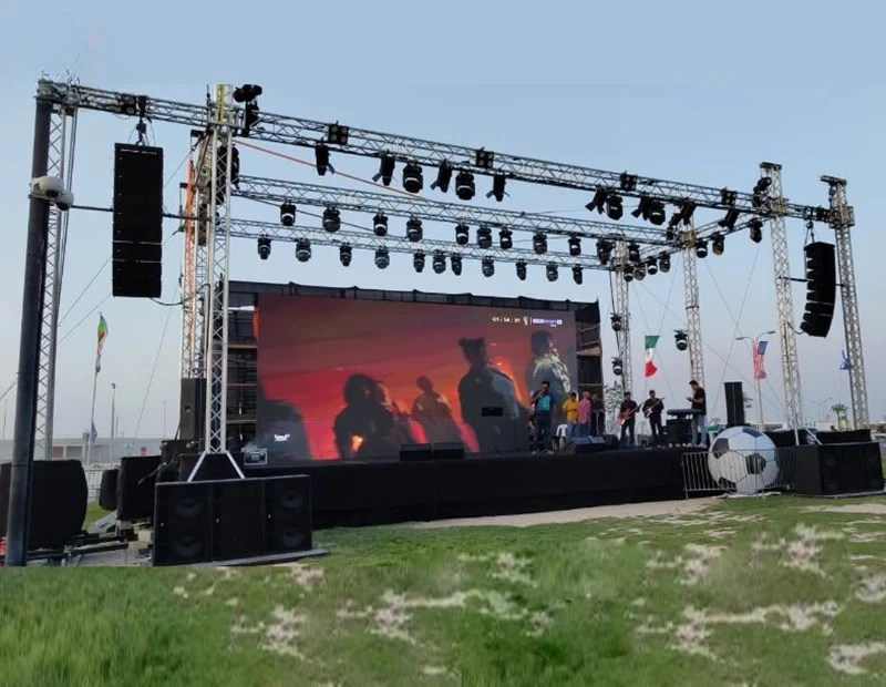 Portable Aluminum Alloy Truss System Spigot For Outdoor Events With 1000kg Load Capacity Modular Design & Durable Construction