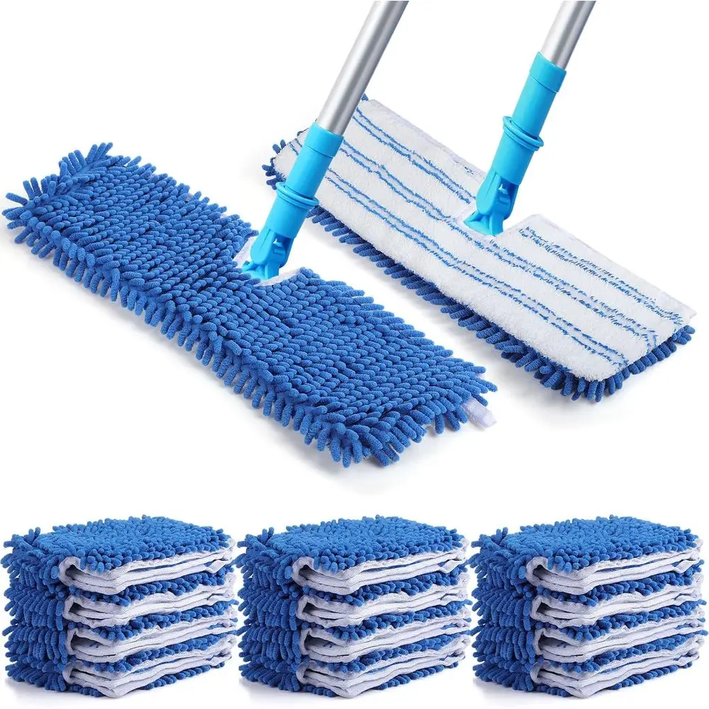 Double-Sided Washable Microfiber Cleaning Pads for Mop - Suitable for Wet and Dry Use in Kitchen and Home
Double-Sided Washable Microfiber Cleaning Pads for Mop - Suitable for Wet and Dry Use in Kitchen and Home