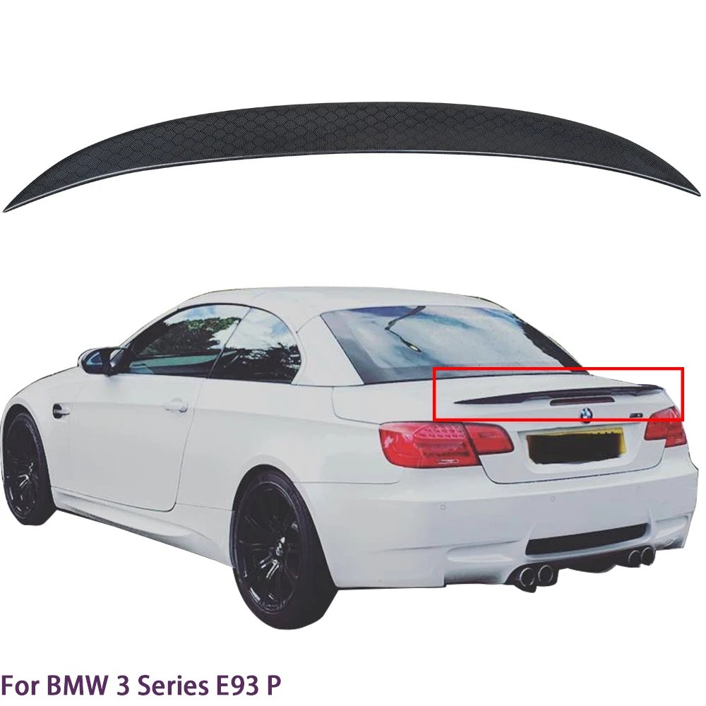 For BMW 3 Series E93&E93 M3 Convertible P Style Honeycomb Carbon fiber Rear Spoiler Trunk wing 2006-2013
For BMW 3 Series E93&E93 M3 Convertible P Style Honeycomb Carbon fiber Rear Spoiler Trunk wing 2006-2013