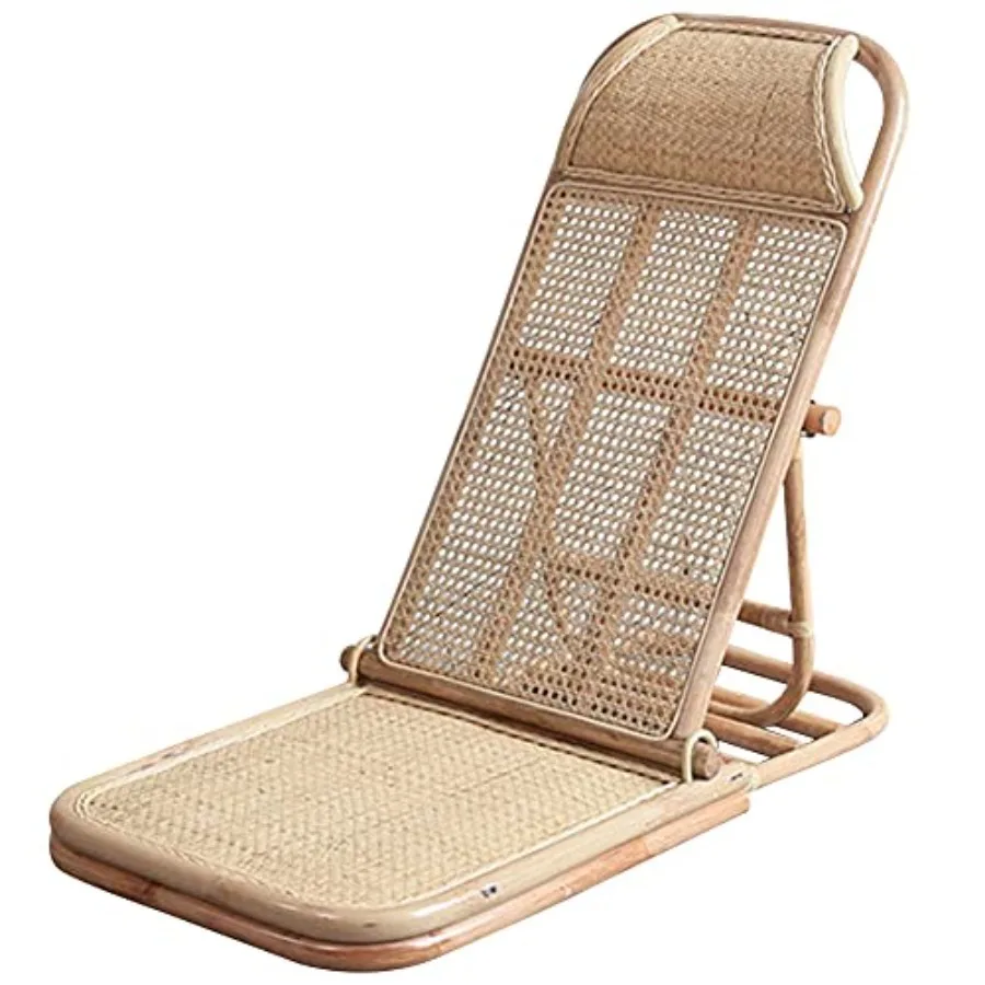 Adjustable Folding Rattan Floor Chair - Foldable Beach Chair for Home and Office Relaxation Lazy Floor Lounge Chair - Tatami Fl
Adjustable Folding Rattan Floor Chair - Foldable Beach Chair for Home and Office Relaxation Lazy Floor Lounge Chair - Tatami Fl