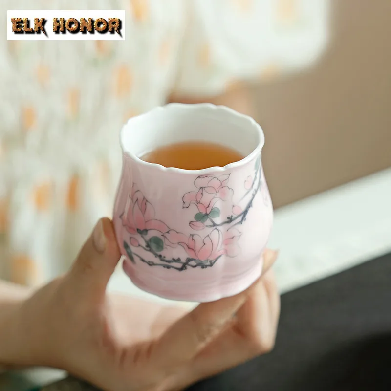 150ml Pure Hand-painted Peach Blossom Cola Mug Bubble Teacup Cold Hot Water Jug Hand Warmer Mug Office Water Cup Cafes Craft
150ml Pure Hand-painted Peach Blossom Cola Mug Bubble Teacup Cold Hot Water Jug Hand Warmer Mug Office Water Cup Cafes Craft