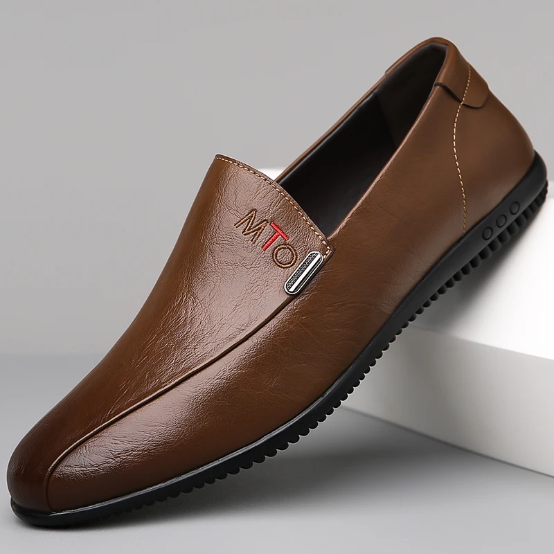 Men's Business Casual Shoes, Slip-On Comfort Loafers, Soft Sole Anti-Skid Driving Shoes, Versatile Footwear for Daily Work and O
Men's Business Casual Shoes, Slip-On Comfort Loafers, Soft Sole Anti-Skid Driving Shoes, Versatile Footwear for Daily Work and O