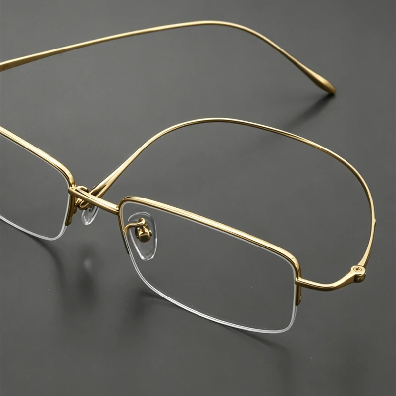 High-quality Business Titanium Half Frame Photochromic Prescription Glasses Anti Blue Ray Hyperopia Myopia Astigmatism Eyewear
High-quality Business Titanium Half Frame Photochromic Prescription Glasses Anti Blue Ray Hyperopia Myopia Astigmatism Eyewear