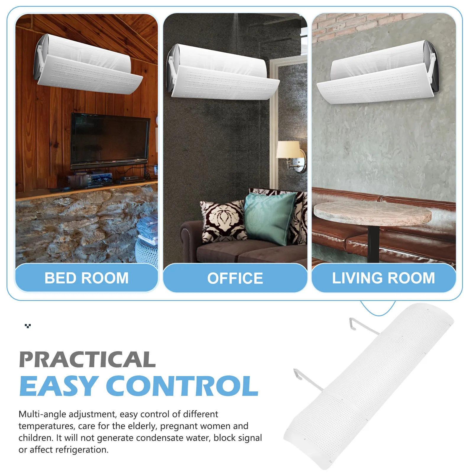 Комплект дефлекторов для кондиционера: защита от прямого обдува, премиум-материал, для центрального кондиционирования, для домашнего использования, предотвращение обдува.
Комплект дефлекторов для кондиционера: защита от прямого обдува, премиум-материал, для центрального кондиционирования, для домашнего использования, предотвращение обдува.