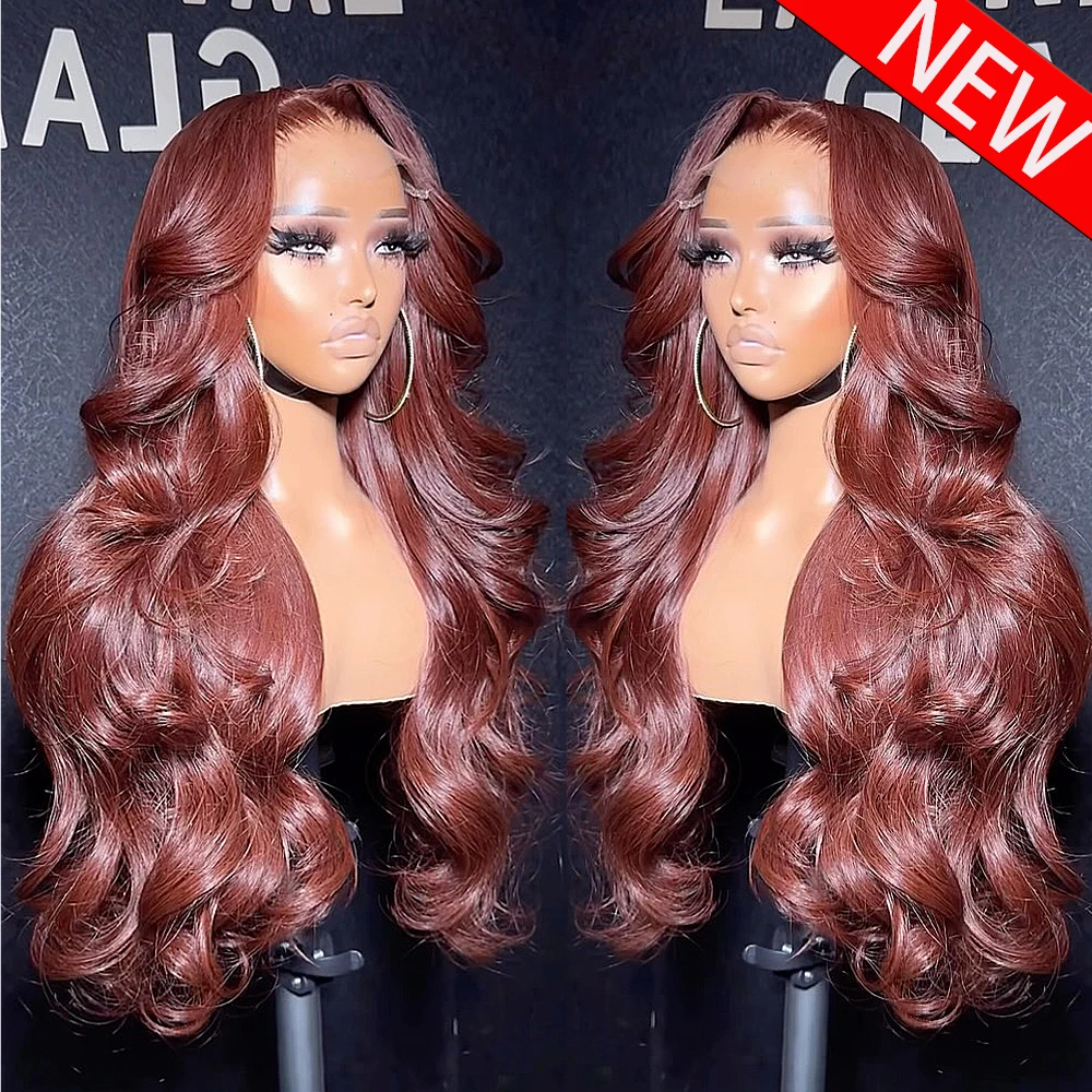 400 Density Reddish Brown Bouncy Curly 13x6/360 HD Lace Frontal Wigs Human Hair Wig Pre Plucked 16-36 Inch 13x4 Lace Frontal Wig
400 Density Reddish Brown Bouncy Curly 13x6/360 HD Lace Frontal Wigs Human Hair Wig Pre Plucked 16-36 Inch 13x4 Lace Frontal Wig