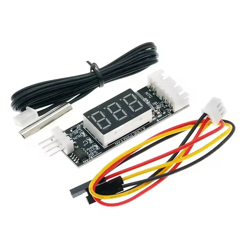 [NEW A09R!】 DC12V 3A 4 Wire PWM Governor Fan Speed Controller Digital Display Temperature Control Functionality Power Supply Mod
[NEW A09R!】 DC12V 3A 4 Wire PWM Governor Fan Speed Controller Digital Display Temperature Control Functionality Power Supply Mod