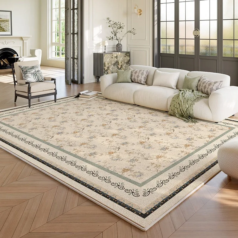 Living Room Carpet Soft Fluffy Comfortable Floor Mat Floral Rug Bedside Carpets Large Area Rugs French Style Home Decor Alfombra
Living Room Carpet Soft Fluffy Comfortable Floor Mat Floral Rug Bedside Carpets Large Area Rugs French Style Home Decor Alfombra