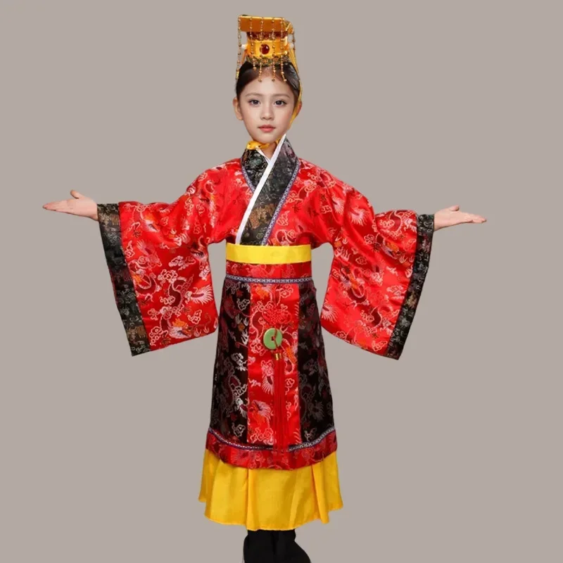 Chinese Traditional Teenagers Girl Clothes Perform Children's Dragon Robe Kids Set Cosplay Baby Outfit Ancient Costume Boy Hanfu
Chinese Traditional Teenagers Girl Clothes Perform Children's Dragon Robe Kids Set Cosplay Baby Outfit Ancient Costume Boy Hanfu