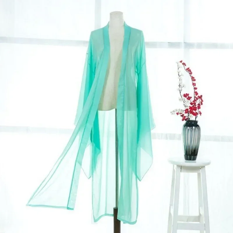 Original Hanfu Blouse Female White Fairy Long Skirt Chinese Sun Protection Clothes Big Sleeves Women Chinese Traditional Dress
Original Hanfu Blouse Female White Fairy Long Skirt Chinese Sun Protection Clothes Big Sleeves Women Chinese Traditional Dress