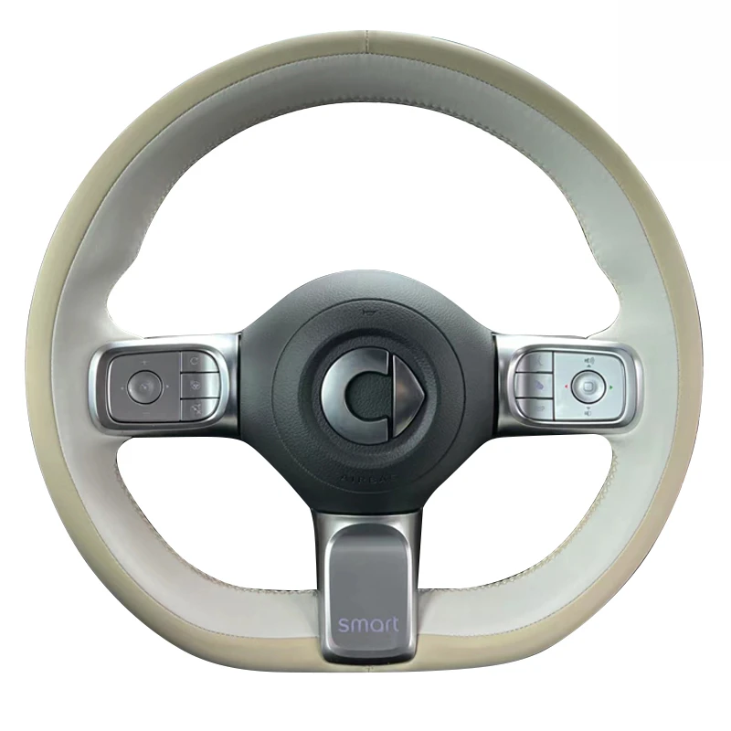 Для Mercedes Benz Smart Fortwo 1 Brabus 1 Smart 2022 2023, прошитый вручную бежевый и белый чехол на руль из натуральной кожи
Для Mercedes Benz Smart Fortwo 1 Brabus 1 Smart 2022 2023, прошитый вручную бежевый и белый чехол на руль из натуральной кожи