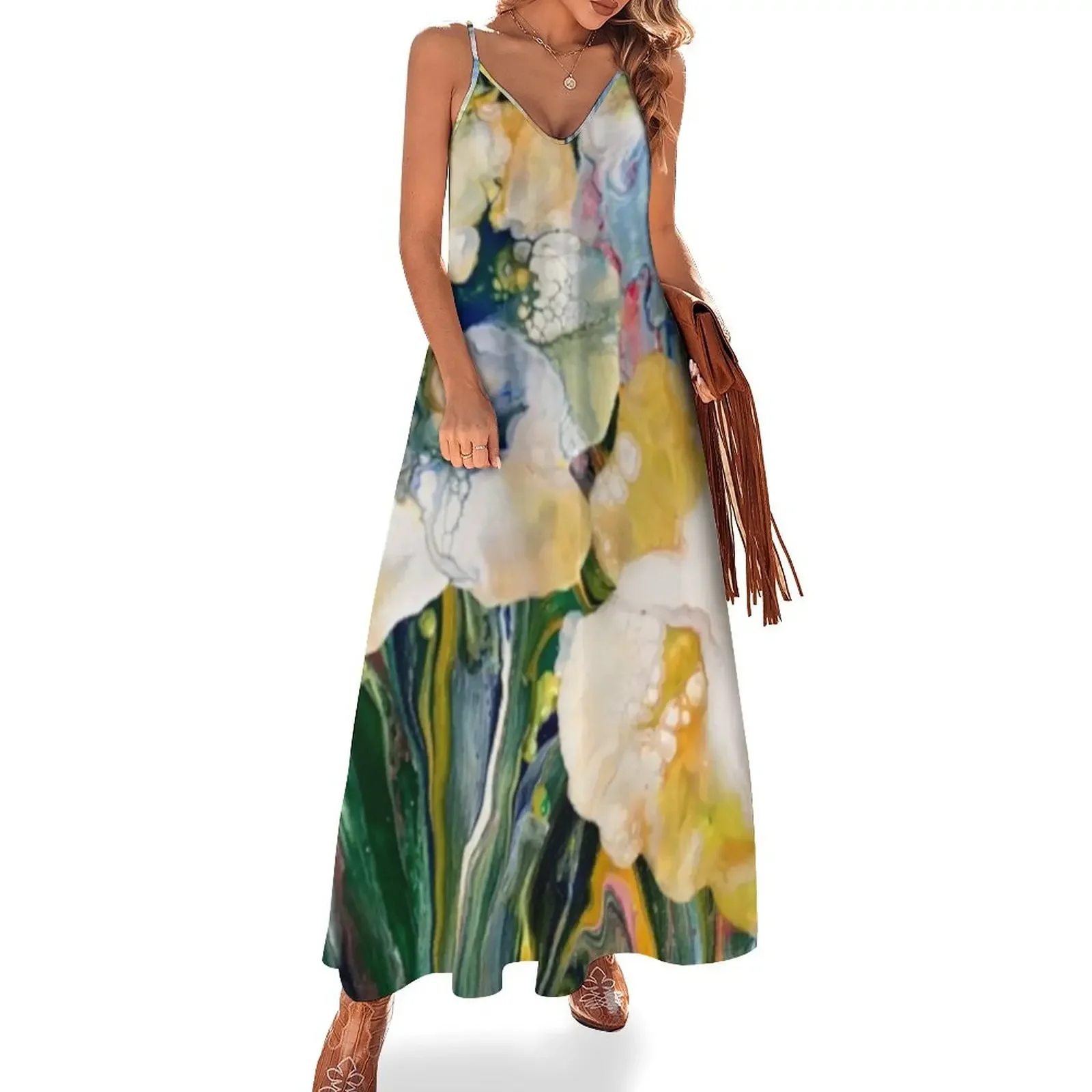 Narcissus Sleeveless Dress Women's long dress luxury dresses
Narcissus Sleeveless Dress Women's long dress luxury dresses